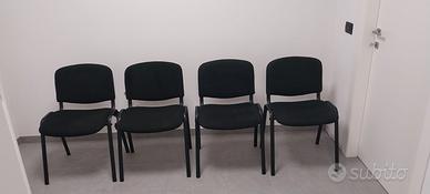 N. 4 seggiole da ufficio professionali