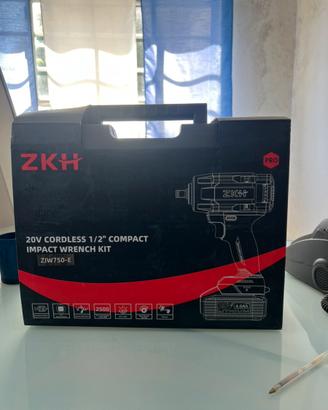 Avvitatore a impulsi 20V ZKH ”kit completo, nuovo