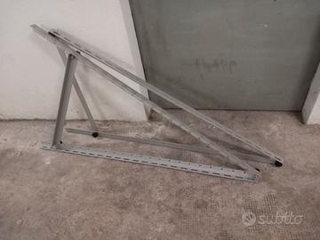 2 triangoli regolabili per pannelli solari 