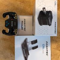 fanatec dd 8nm + volante f1 + pedaliera 