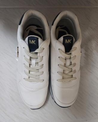 Sneakers Michael Kors bianche e blu 37