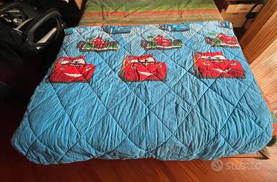 trapunta letto singolo cars