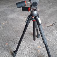 cavalletto manfrotto 190 + testa