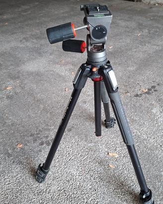 cavalletto manfrotto 190 + testa
