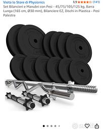 SET PESI E BILANCIERI PER PALESTRA