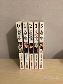 Lotto manga Jujutsu Kaisen - Volumi 0, 1, 2, 3, 5