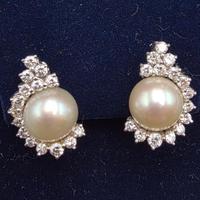 ORECCHINI MIKAWA ORO PERLE DIAMANTI