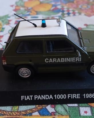 carabinieri modellino Fiat panda 1000 Fire 1986