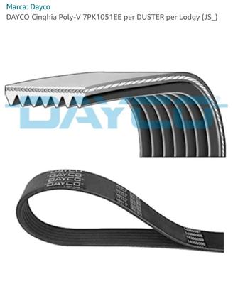 Cinta Servizi Dayco Codice 7PK1051EE
