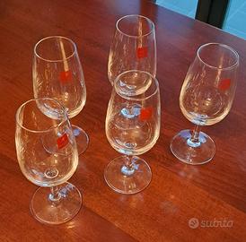 Set 5 calici Bormioli Rocco 16 cm – con adesivo