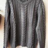 Maglione a trecce Sisley - size S/M