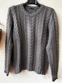 Maglione a trecce Sisley - size S/M