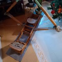 vogatore in legno antico