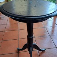 Tavolino Rotondo in Legno Massello – Stile Vintage