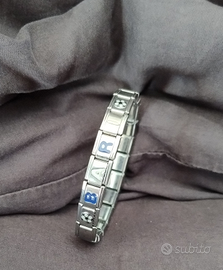 Bari Calcio Bracciale acciaio