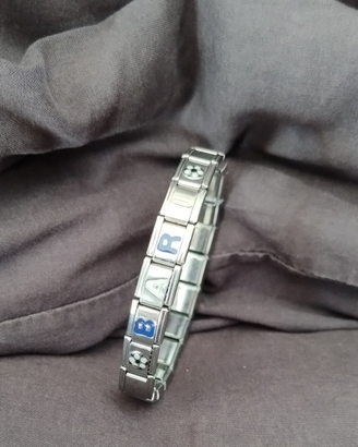 Bari Calcio Bracciale acciaio