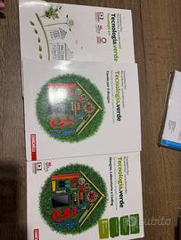 Libro scolastico tecnologia.verde