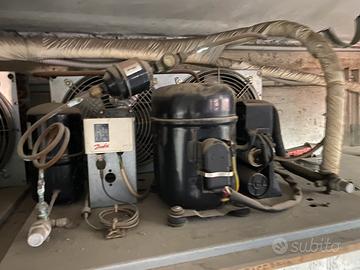 Compressore completo di motore banco frigo