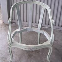 2 Poltroncine L.XV Fusto laccato Senza Imbottitura