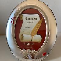 Cornice Ovale in Argento LAUREA