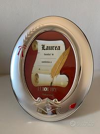 Cornice Ovale in Argento LAUREA