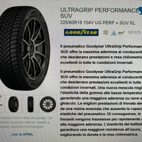 Gomme 225/60R18 M+S 104 V Suv Xl