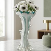 Vaso Murano vintage in vetro incamiciato