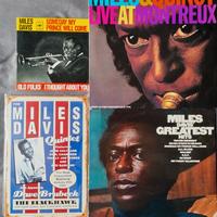 MILES DAVIS RARO LOTTO DI 2 LP+45 GIRI+PLACCA !