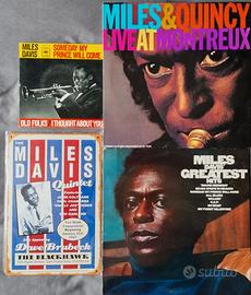 MILES DAVIS RARO LOTTO DI 2 LP+45 GIRI+PLACCA !