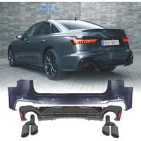 PARAURTI POSTERIORE AUDI A6 SEDAN 18-24 LOOK RS6 A