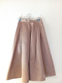 gonne lunghe a ruota anni 50 vintage in seta con r