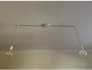Lampadario lampade luci faretti salone stanza