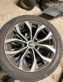 Cerchi in lega + gomme neve Fiat 500X