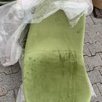 Sedie senza gambe moderne velluto ecopelle