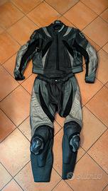 Tuta in pelle da moto due pezzi Dainese