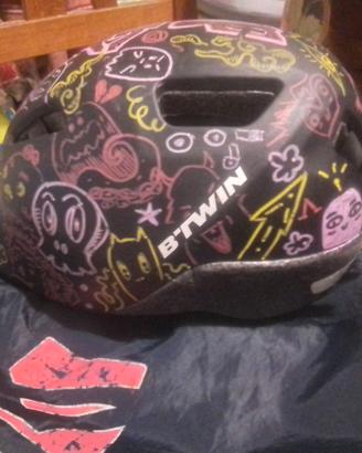 BTWIN CASCO BICI  55/59 NUOVO ORIGINALE