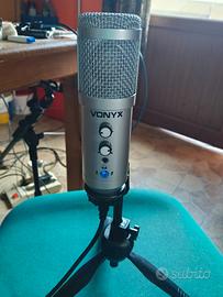 microfono per podcast Vonyx
