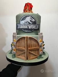 Torta scenografica Jurassik World