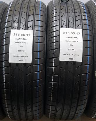 4 GOMME 215 65 17 HANKOOK A2099