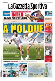 La Gazzetta dello Sport del 13 luglio 2025