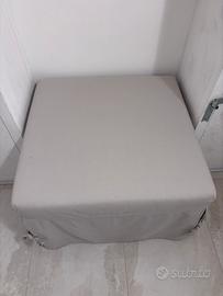 Pouf letto trasformabile in lettino singolo