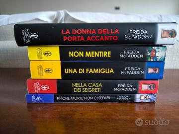 Lotto libri Freida McFadden serie completa