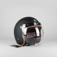 Casco Moto Royal Enfield Jet Matt Black – Taglia L