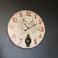 Grande orologio da parete vintage 58 cm stile indu