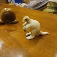 Animaletto in Onice bianco