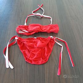 Bikini rosso bimba 24 mesi