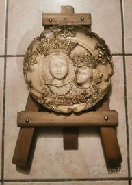 vintage scultura Madonna dell'arco - madonnina  