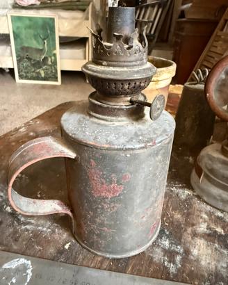 Lampada a carburo fine 1800