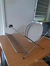 Scolapiatti pieghevole da appoggio 