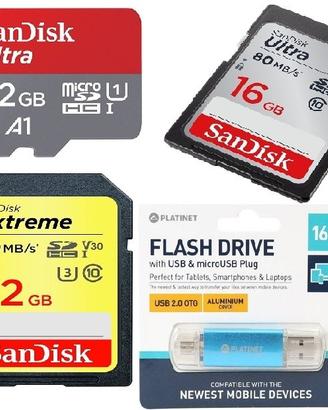 Pendrive usb / SD / SDHC 16 / 32 / 64gb / type-c